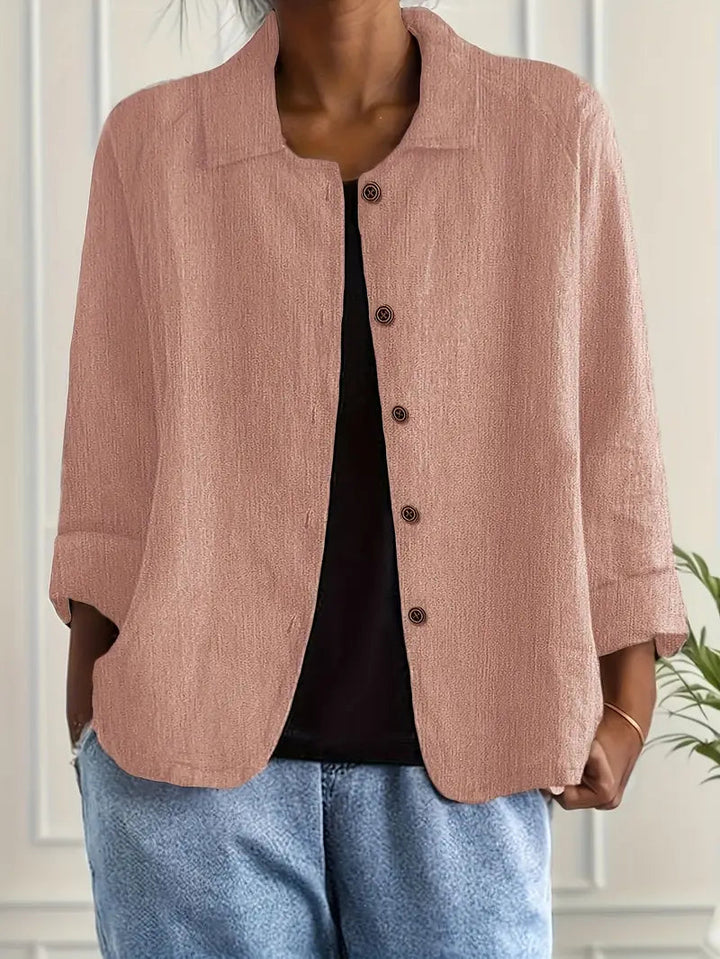 Claire | Women’s Button Front Casual Jacket Luvy Boutique