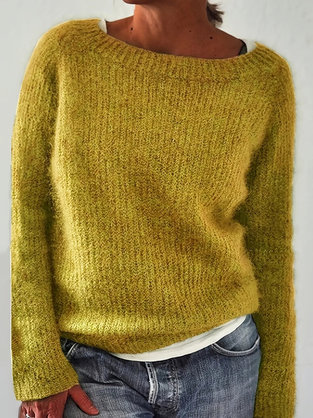 MATILDA | Green Knit Sweater Luvy Boutique