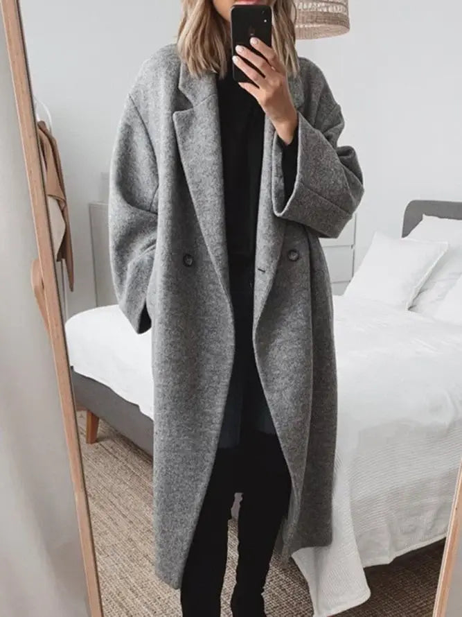 Kelly Classic Women's Winter Long Coat Luvy Boutique