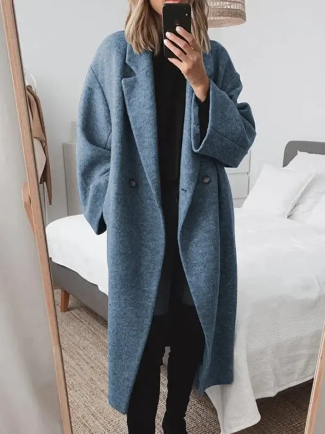 Kelly Classic Women's Winter Long Coat Luvy Boutique
