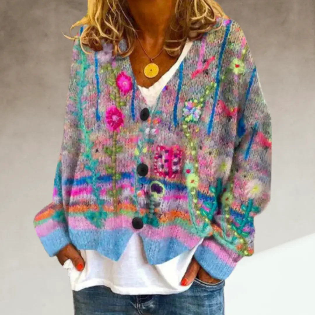 EVIE | Floral Cardigan Luvy Boutique
