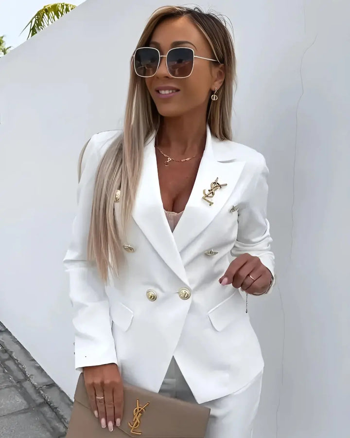 Addison | Women Long Sleeve Blazer Jacket Luvy Boutique
