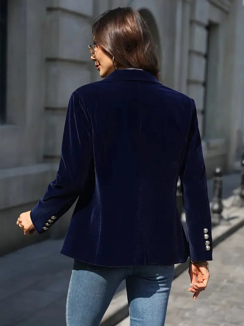 JULIA | ELEGANT VELVET BLAZER Luvy Boutique
