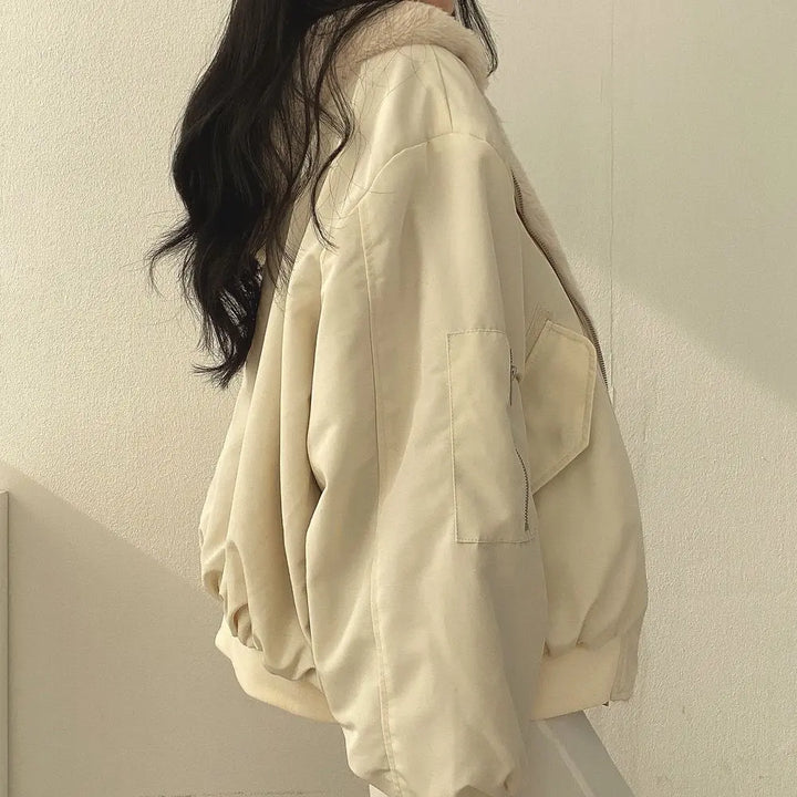 JACKY | Double-sided Wearable Jacket Fleece Luvy Boutique