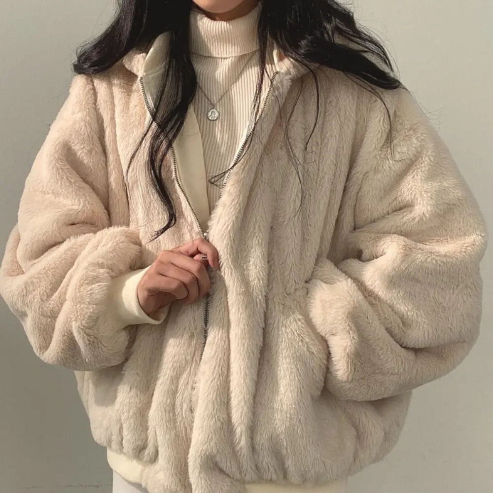 JACKY | Double-sided Wearable Jacket Fleece Luvy Boutique