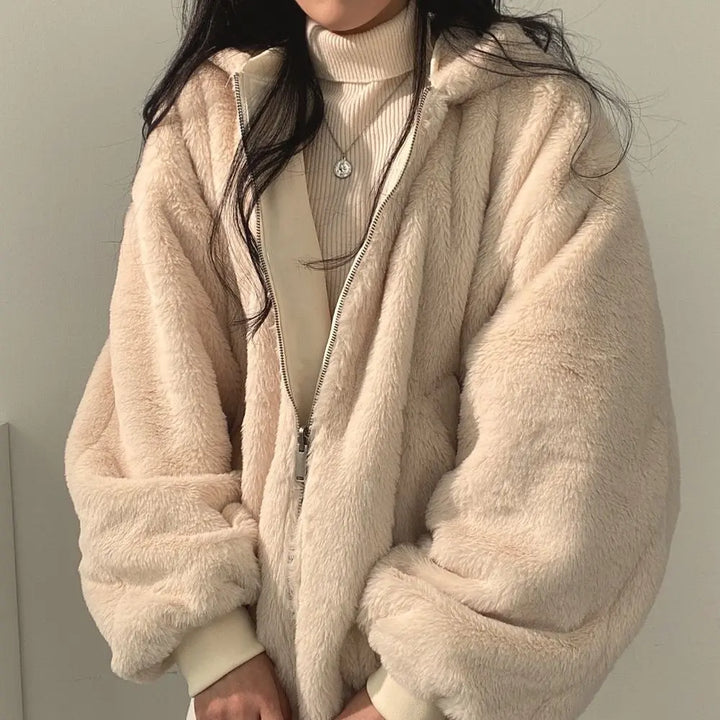 JACKY | Double-sided Wearable Jacket Fleece Luvy Boutique