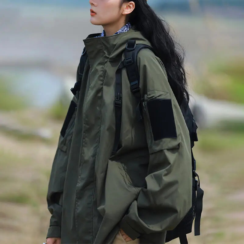 Evie | Oversized Hooded Jacket Luvy Boutique