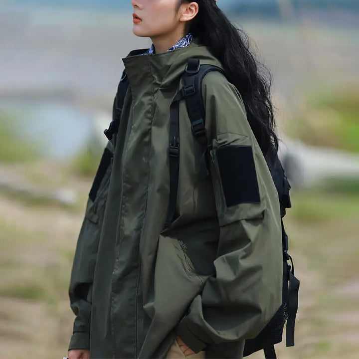 Evie | Oversized Hooded Jacket Luvy Boutique