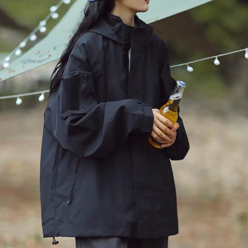 Evie | Oversized Hooded Jacket Luvy Boutique