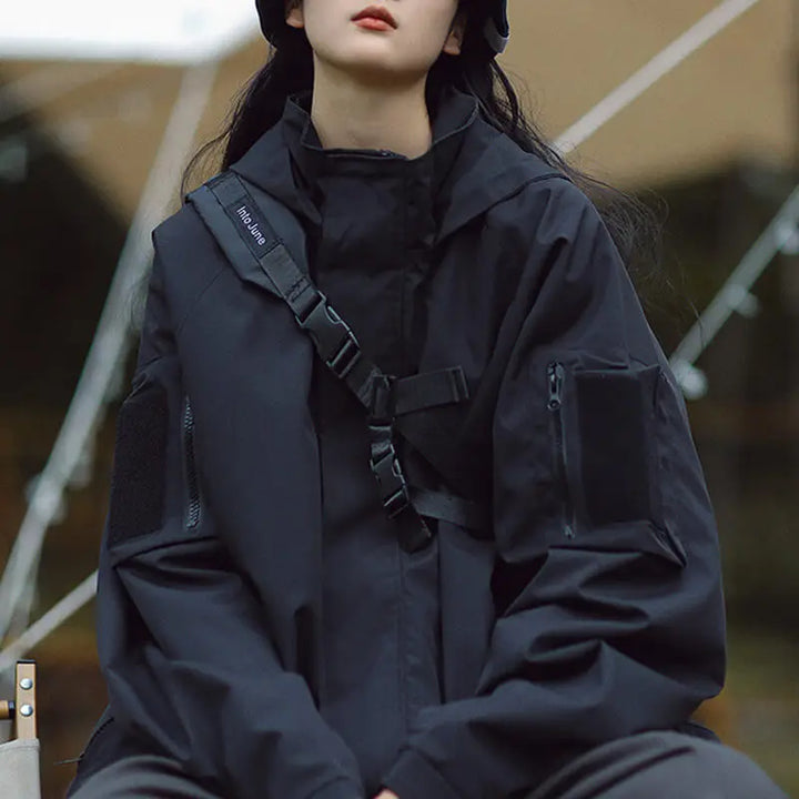 Evie | Oversized Hooded Jacket Luvy Boutique