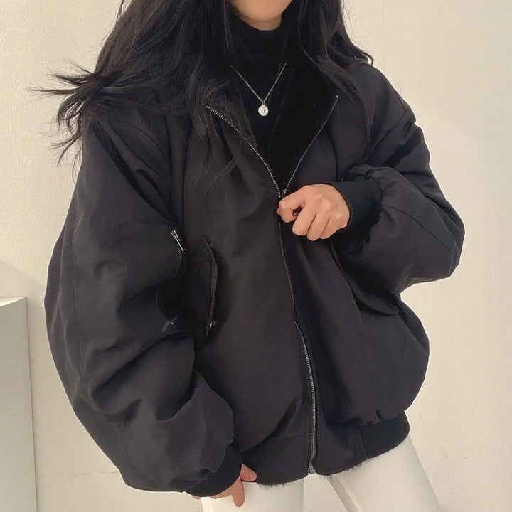 JACKY | Double-sided Wearable Jacket Fleece Luvy Boutique