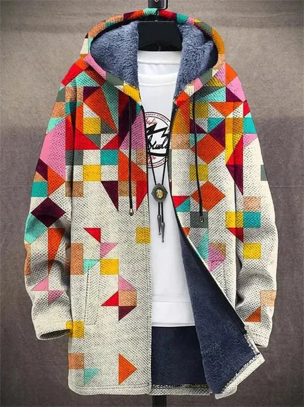 Mirrin | Luxurious Art Print Cardigan Luvy Boutique
