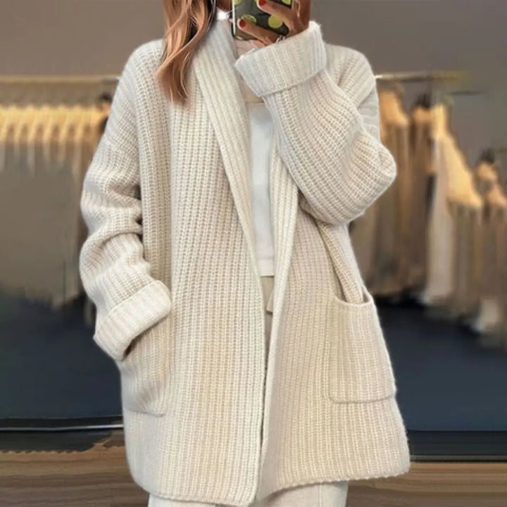Bella | Women Open Front Pocket Cardigan Sweater Luvy Boutique