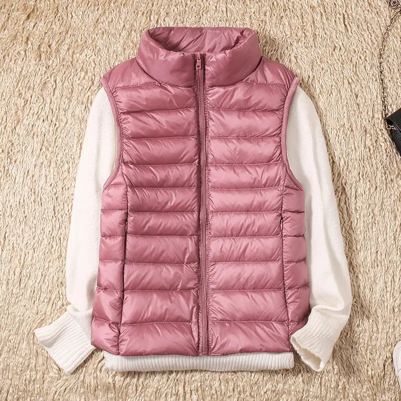 Isa Waterproof Vest with White Duck Down Luvy Boutique