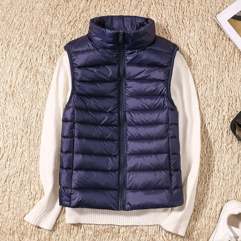 Isa Waterproof Vest with White Duck Down Luvy Boutique
