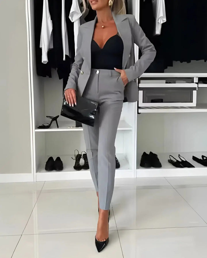 Addison | Women Long Sleeve Blazer Jacket Luvy Boutique