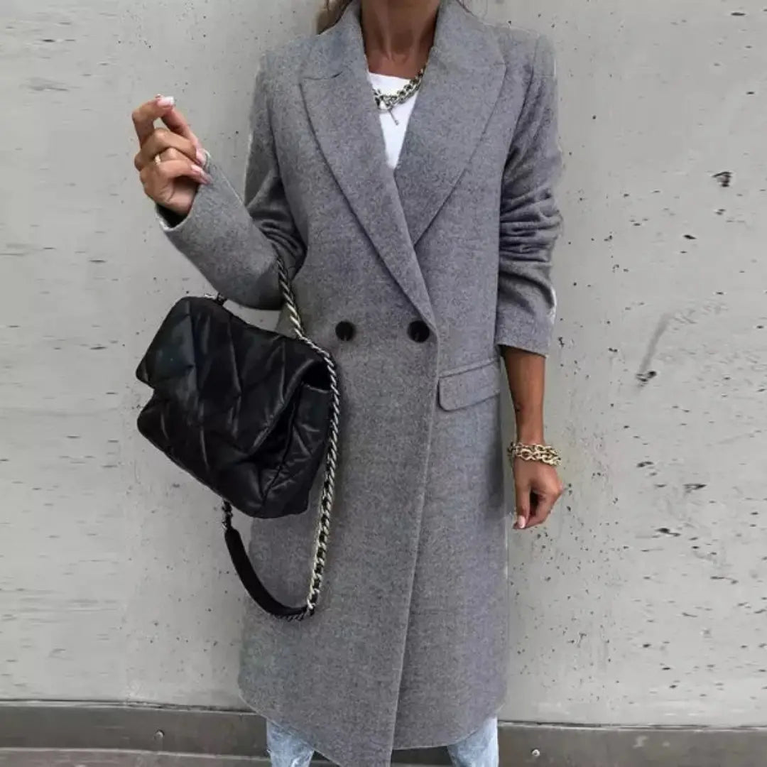 Nella | Women's Stylish Trench Coat | Long Luvy Boutique