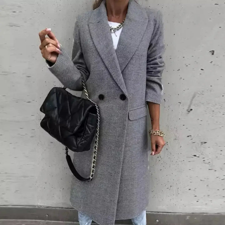 Nella | Women's Stylish Trench Coat | Long Luvy Boutique