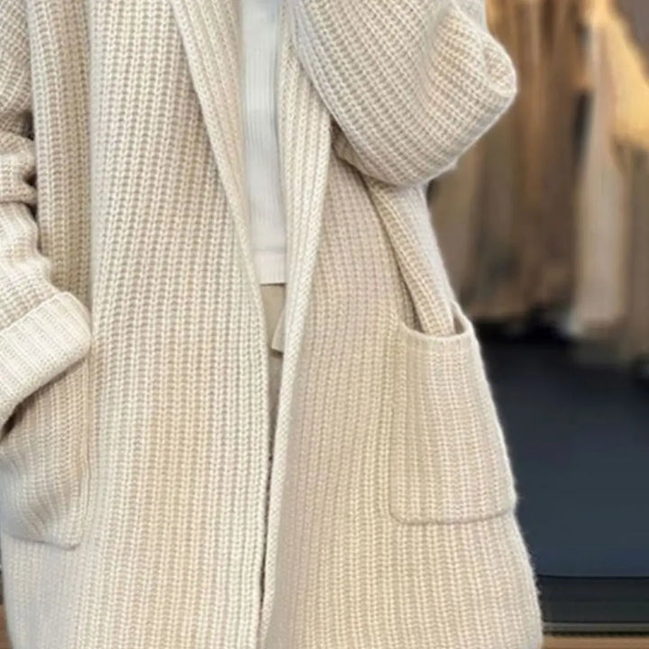Bella | Women Open Front Pocket Cardigan Sweater Luvy Boutique