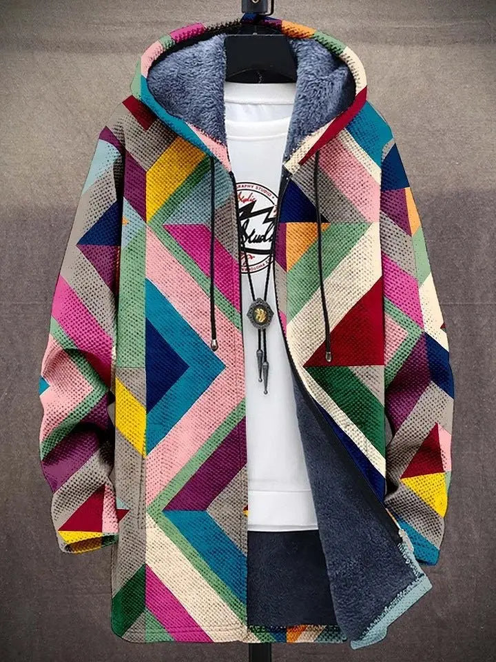 Mirrin | Luxurious Art Print Cardigan Luvy Boutique