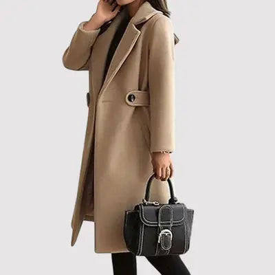 Talia | The Belted Elegance Coat Luvy Boutique