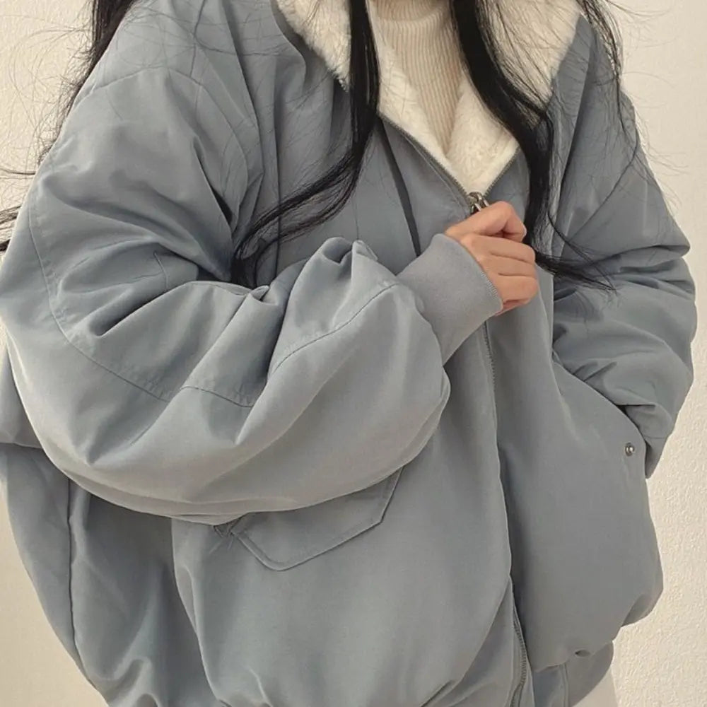 JACKY | Double-sided Wearable Jacket Fleece Luvy Boutique