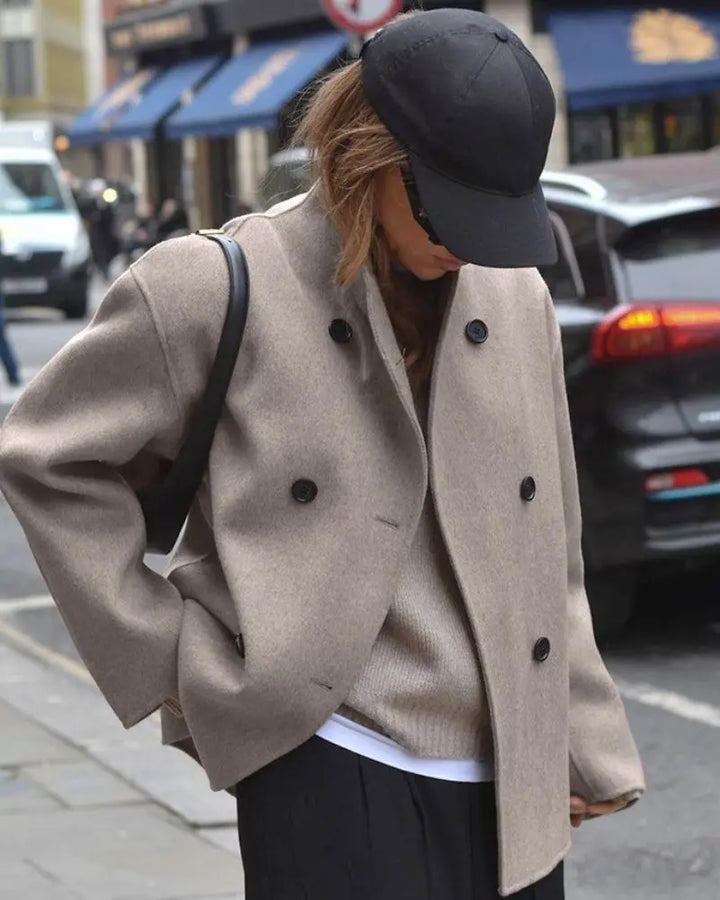 AVA | Designer Loose Jack Woolblend Luvy Boutique