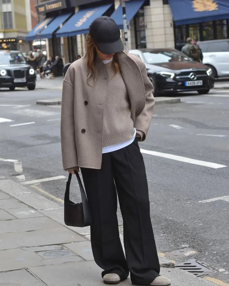 AVA | Designer Loose Jack Woolblend Luvy Boutique