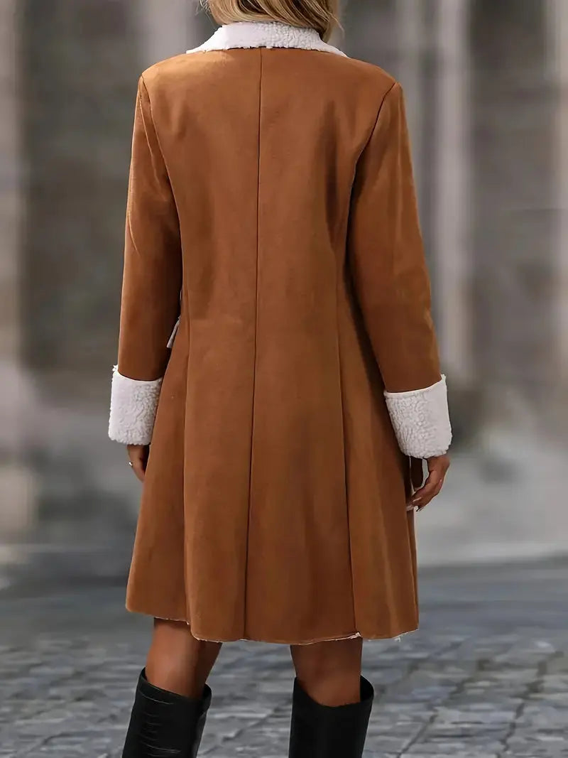 Cuddle Collar Trench Luvy Boutique