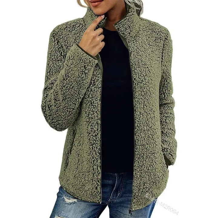 Katie | Premium Fleece Zip-Up Jacket Luvy Boutique
