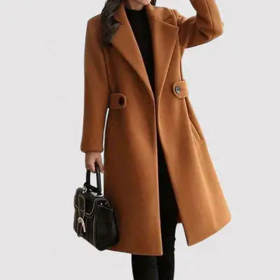 Talia | The Belted Elegance Coat Luvy Boutique
