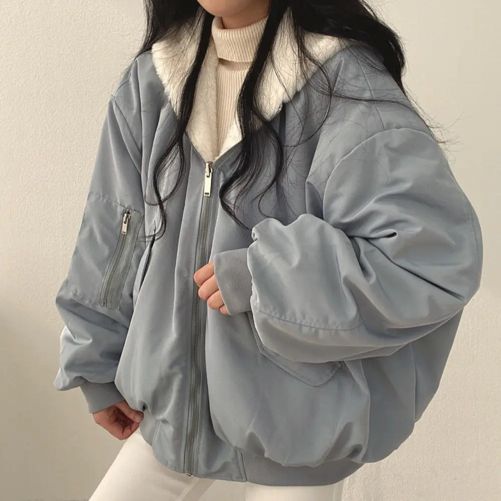 JACKY | Double-sided Wearable Jacket Fleece Luvy Boutique
