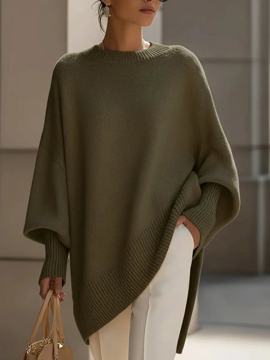Harper | Women Oversized Knit Pullover Sweater Luvy Boutique
