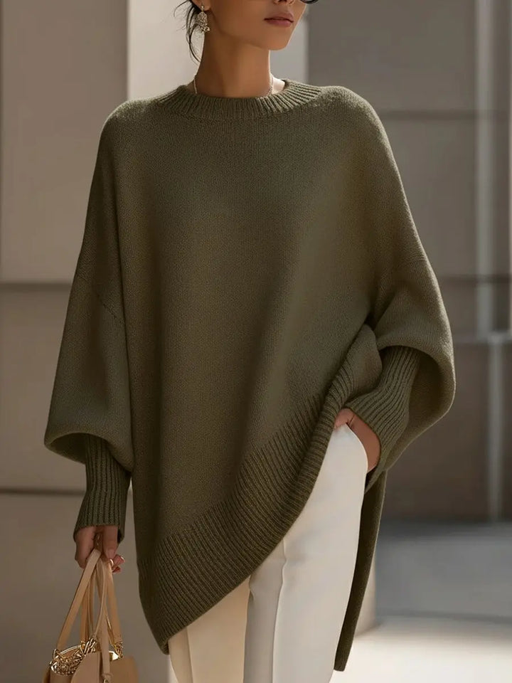 Harper | Women Oversized Knit Pullover Sweater Luvy Boutique