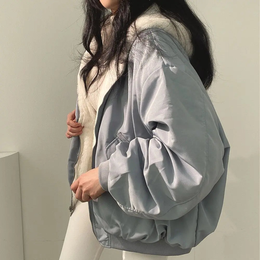 JACKY | Double-sided Wearable Jacket Fleece Luvy Boutique