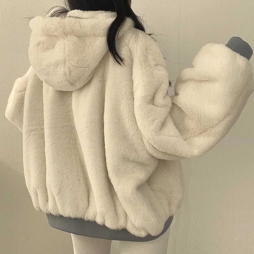 JACKY | Double-sided Wearable Jacket Fleece Luvy Boutique