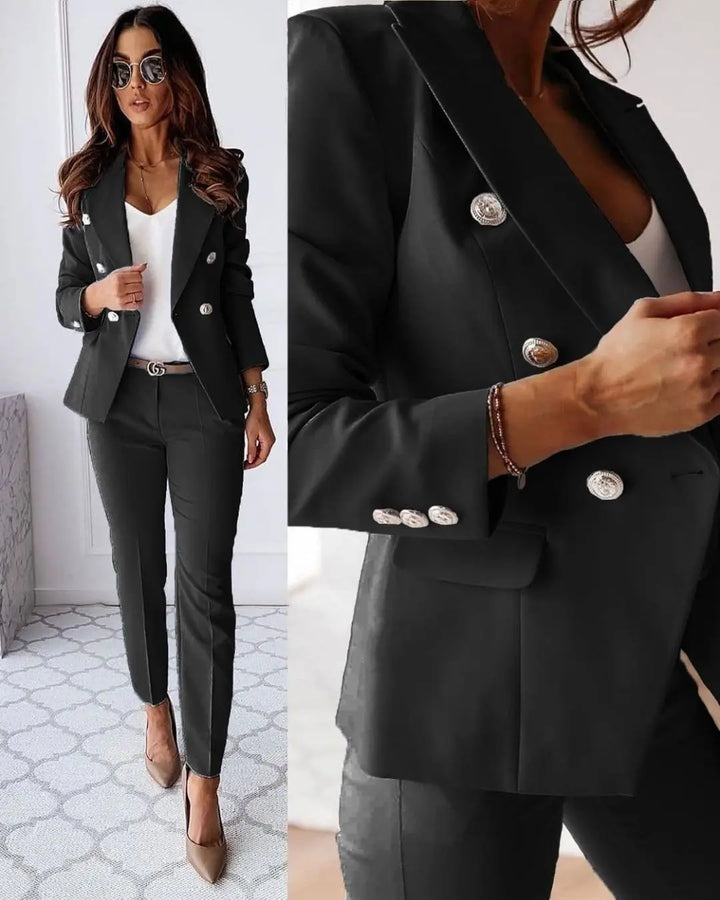 Addison | Women Long Sleeve Blazer Jacket Luvy Boutique