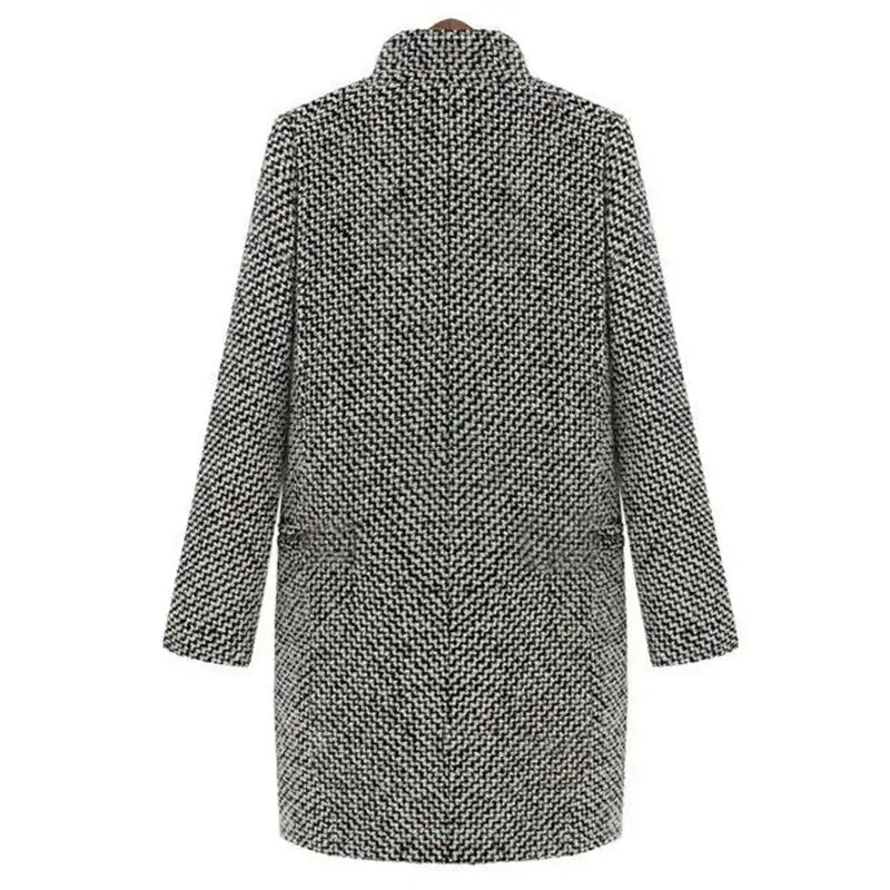 Klara Elegant Long Coat Luvy Boutique