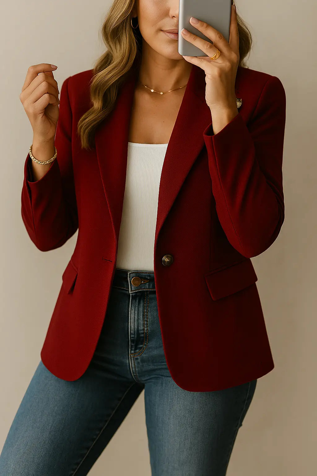 Giselle Tailored Everyday Blazer Luvy Boutique
