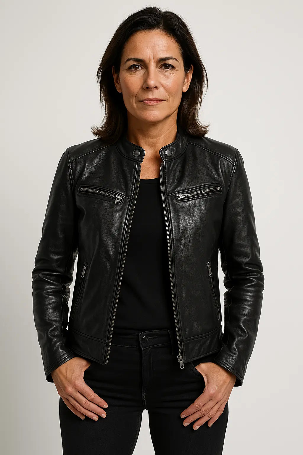 Bonnie® | Casual Leather Jacket Luvy Boutique