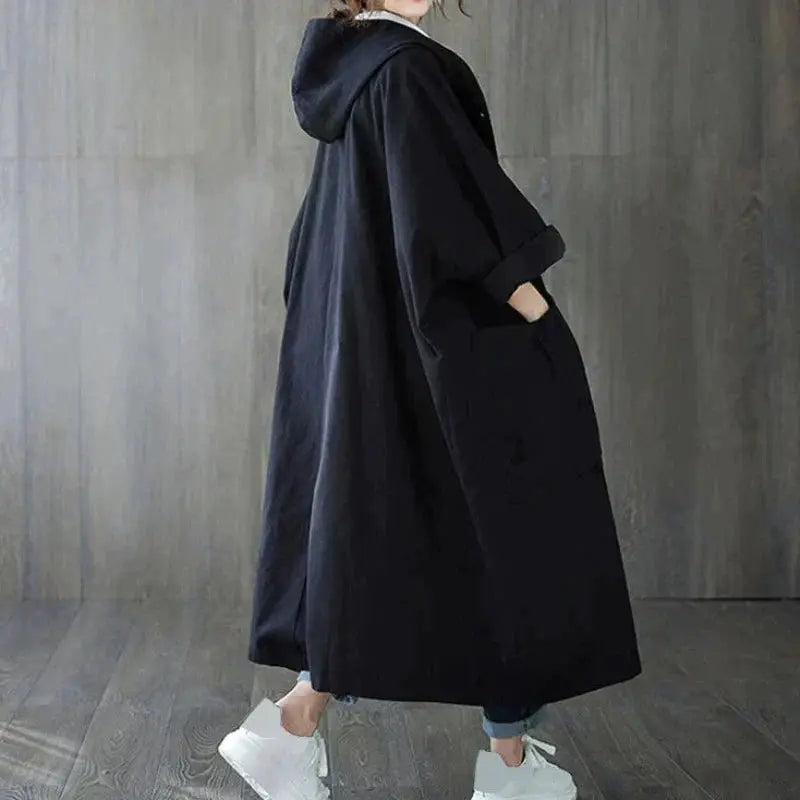Brunette | Women's Trench Coat Luvy Boutique
