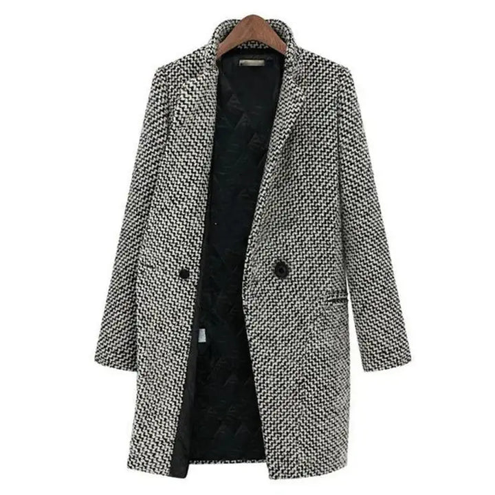 Klara Elegant Long Coat Luvy Boutique