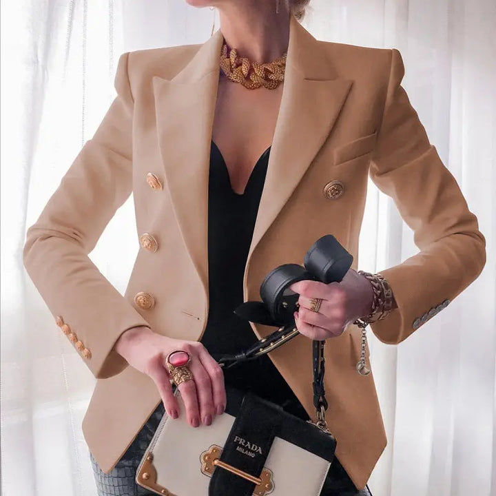 Amelia | Women Double Breasted Blazer Jacket Luvy Boutique