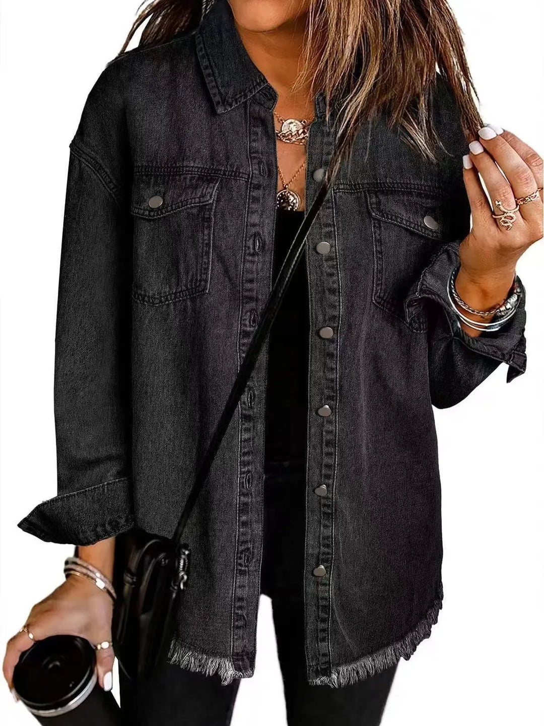 Ava | Classic Everyday Denim Jacket Luvy Boutique