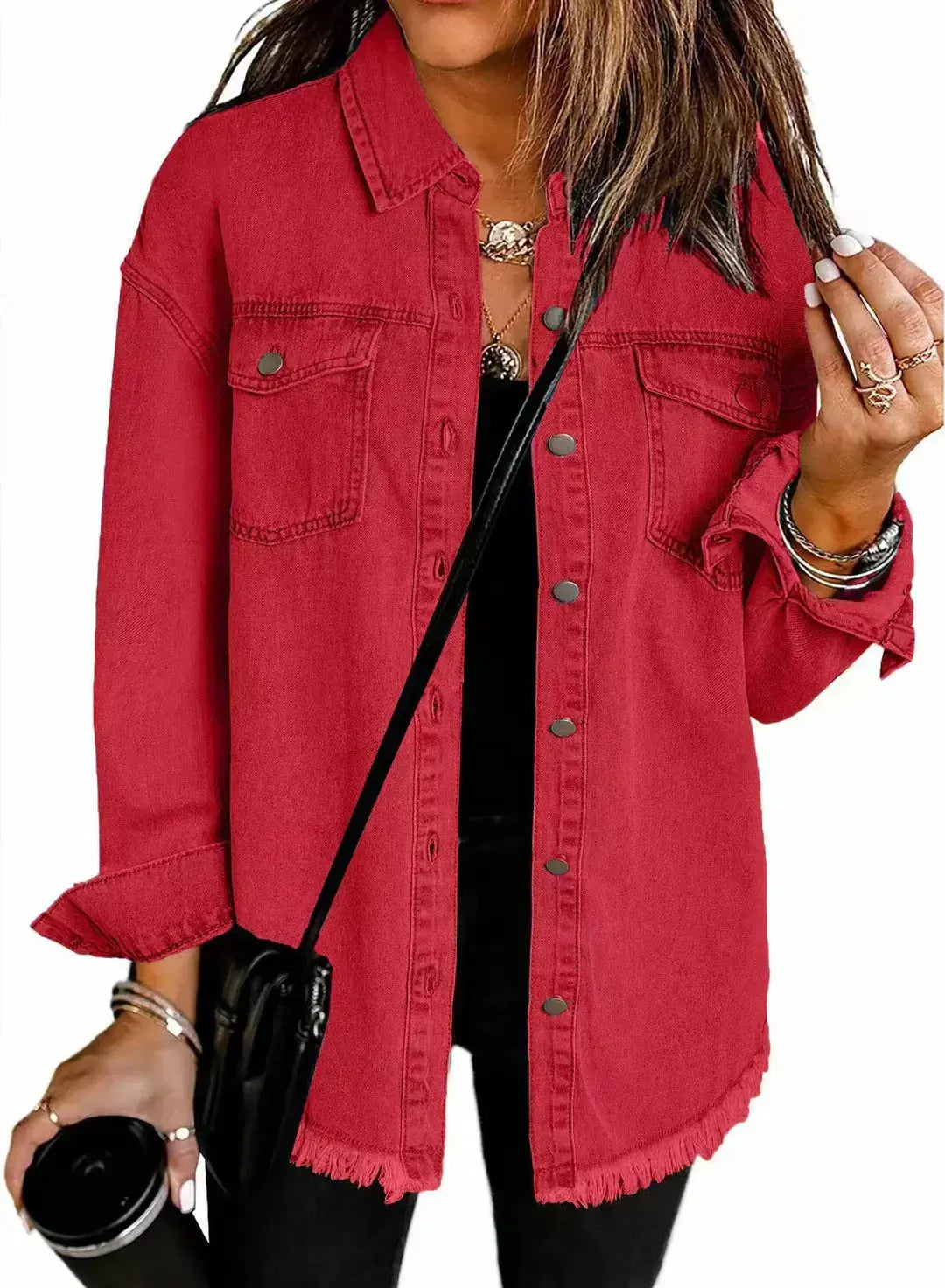 Ava | Classic Everyday Denim Jacket Luvy Boutique