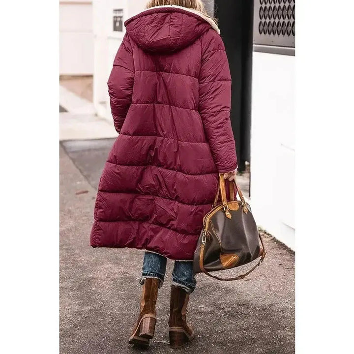 Ava | Oversized Sherpa-Lined Winter Coat Luvy Boutique
