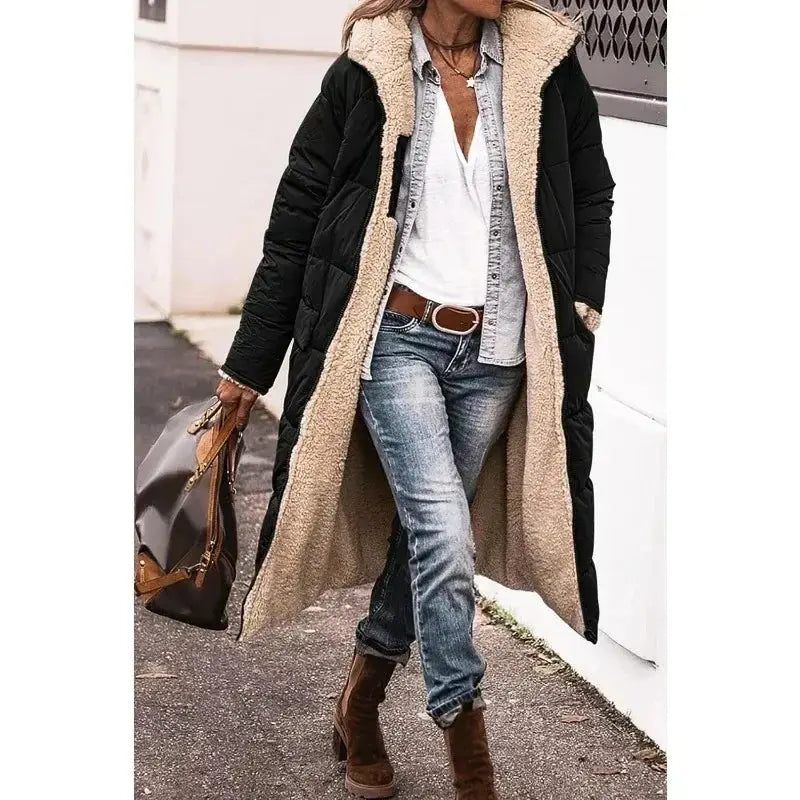 Ava | Oversized Sherpa-Lined Winter Coat Luvy Boutique