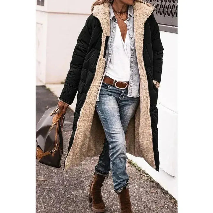 Ava | Oversized Sherpa-Lined Winter Coat Luvy Boutique