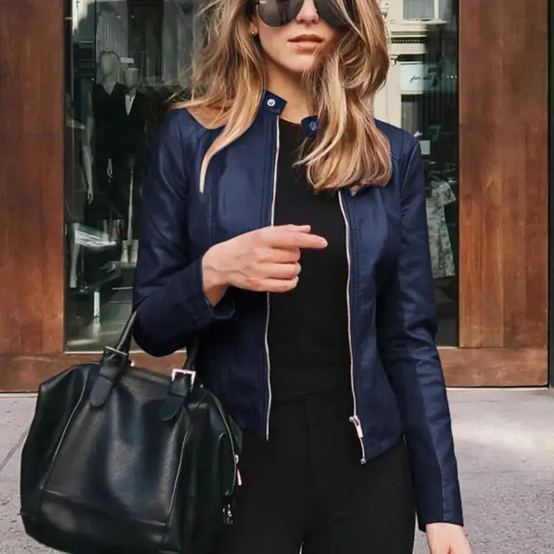 HARRIET | Stylish Leather Women Jacket Luvy Boutique