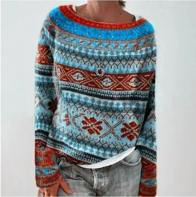 ADA | Trendy Oversized Knit Sweater Luvy Boutique